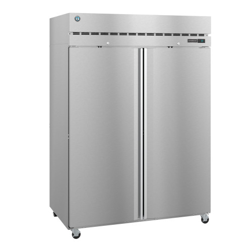 Hoshizaki F2A-FS 55(w) inch (2)Solid Door(s) Top Mount Upright Freezer, 50.37Cu.ft, (6)Shelve(s), 1hp, Casters, 115v/60/1, ETL Listed