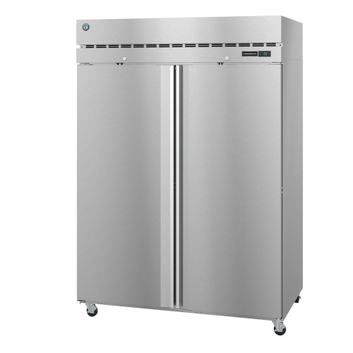 Hoshizaki F2A-FS 55(w) inch (2)Solid Door(s) Top Mount Upright Freezer, 50.37Cu.ft, (6)Shelve(s), 1hp, Casters, 115v/60/1, ETL Listed