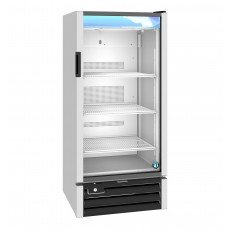Hoshizaki RM-10-HC 25(w) inch (1)Glass Door(s) Countertop Merchandiser Refrigerator, Silver, 8.75Cu.ft, (3)Shelve(s), 1/5hp, 115v/60/1, UL Listed, ENERGY STAR®