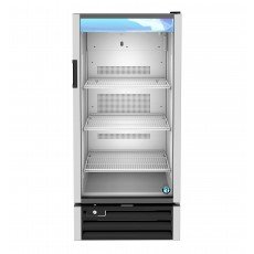 Hoshizaki RM-10-HC 25(w) inch (1)Glass Door(s) Countertop Merchandiser Refrigerator, Silver, 8.75Cu.ft, (3)Shelve(s), 1/5hp, 115v/60/1, UL Listed, ENERGY STAR®