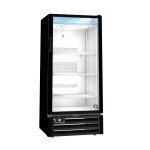 Hoshizaki RM-10-HC-BLK 25(w) inch (1)Glass Door(s) Countertop Merchandiser Refrigerator, Black, 8.75Cu.ft, (3)Shelve(s), 1/5hp, 115v/60/1, UL Listed