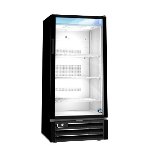 Hoshizaki RM-10-HC-BLK 25(w) inch (1)Glass Door(s) Countertop Merchandiser Refrigerator, Black, 8.75Cu.ft, (3)Shelve(s), 1/5hp, 115v/60/1, UL Listed