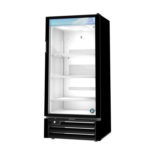 Hoshizaki RM-10-HC-BLK 25(w) inch (1)Glass Door(s) Countertop Merchandiser Refrigerator, Black, 8.75Cu.ft, (3)Shelve(s), 1/5hp, 115v/60/1, UL Listed