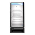 Hoshizaki RM-10-HC-BLK 25(w) inch (1)Glass Door(s) Countertop Merchandiser Refrigerator, Black, 8.75Cu.ft, (3)Shelve(s), 1/5hp, 115v/60/1, UL Listed