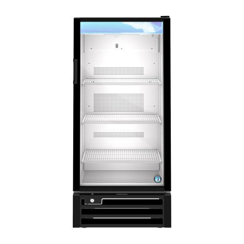 Hoshizaki RM-10-HC-BLK 25(w) inch (1)Glass Door(s) Countertop Merchandiser Refrigerator, Black, 8.75Cu.ft, (3)Shelve(s), 1/5hp, 115v/60/1, UL Listed