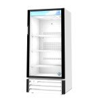 Hoshizaki RM-10-HC-WHT 25(w) inch (1)Glass Door(s) Countertop Merchandiser Refrigerator, White, 8.75Cu.ft, (3)Shelve(s), 1/5hp, 115v/60/1, UL Listed