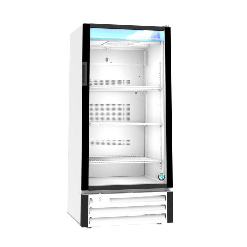 Hoshizaki RM-10-HC-WHT 25(w) inch (1)Glass Door(s) Countertop Merchandiser Refrigerator, White, 8.75Cu.ft, (3)Shelve(s), 1/5hp, 115v/60/1, UL Listed