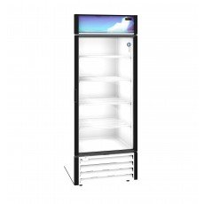 Hoshizaki RM-26-HC-WHT 29.75(w) inch (1)Glass Door(s) Merchandiser Refrigerator, White, 26Cu.ft, (5)Shelve(s), 1/3hp, Silver, 115v/60/1, UL Listed