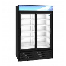 Hoshizaki RM-45-SD-HC-BLK 51(w) inch (2)Sliding Glass Door(s) Bottom Mount Merchandiser Refrigerator, Black, 38.26Cu.Ft, (10)Shelve(s), 1/2hp, 115v/60/1, UL Listed, ENERGY STAR®