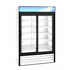 Hoshizaki RM-45-SD-HC-WHT 51(w) inch (2)Sliding Glass Door(s) Bottom Mount Merchandiser Refrigerator, White, 38.26Cu.Ft, (10)Shelve(s), 1/2hp, 115v/60/1, UL Listed, ENERGY STAR®
