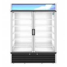 Hoshizaki RM-49-HC 60(w) inch (2)Glass Door(s) Bottom Mount Merchandiser Refrigerator, Silver, 42.61Cu.ft, (10)Shelves(s), 1/2hp, 115v/60/1, UL Listed, ENERGY STAR®