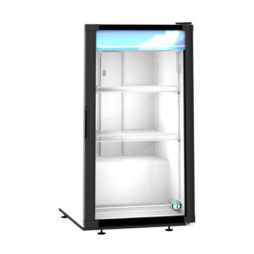 Hoshizaki RM-7-HC-WHT 21.25(w) inch (1)Glass Door(s) Merchandiser Refrigerator, Countertop, 5.97Cu.ft, (3)Shelve(s), White, 1/8hp, 115v/60/1, UL Listed