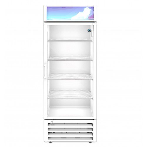 Hoshizaki RM-26-HC-WHT White Glass Door Merchandiser Refrigerator