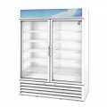 Hoshizaki RM-49-HC-WHT 42.61 Cu. Ft. White Glass Door Merchandiser Refrigerator, 60 Inch Wide, ENERGY STAR