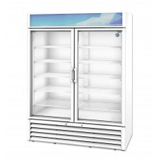 Hoshizaki RM-49-HC-WHT 42.61 Cu. Ft. White Glass Door Merchandiser Refrigerator, 60 Inch Wide, ENERGY STAR