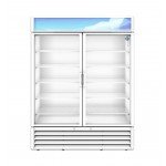Hoshizaki RM-49-HC-WHT White Glass Door Merchandiser Refrigerator