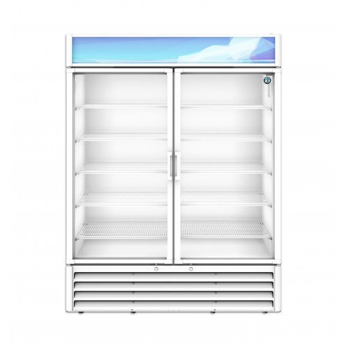 Hoshizaki RM-49-HC-WHT White Glass Door Merchandiser Refrigerator