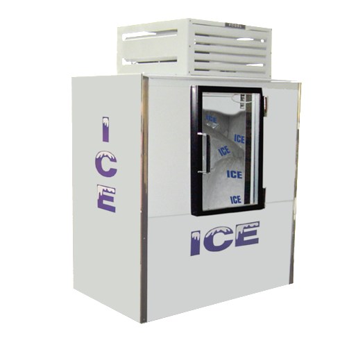 Fogel ICB-1-GL 55.5(w) inch Ice Merchandisers, Indoor, 47Cu.ft, (1)Glass Hinge Door(s), (150)7lb Bag(s) Capacity, 1/3hp, 10amps, 115v/60/1-ph, UL Listed