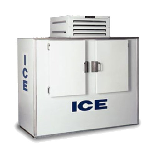 Fogel ICB-2 76.25(w) inch Ice Merchandisers. 60Cu.ft, Outdoor, (2)Solid Hinge Door(s), (225)7lb Bag(s) Capacity, 1/2hp, 12amps, 115v/60/1-ph, UL Listed 