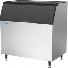 Ice-O-Matic B110 48 inch Ice Storage Bin, 854 lb Capacity, Slope Front, 6 inch Legs, NSF