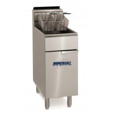 Imperial IFS-40 Deep Fryers, 15.5(w) inch, (40)lb(s) oil Capacity, Floor Model, (3)Tub Fired Burner(s), (2)Basket(s), 105k Total BTU/Hr, NSF Listed 