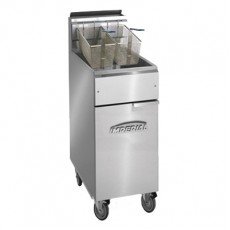 Imperial IFS-50-OP Open Pot Deep Fryers, 15.5(w) inch, (50)lb(s) Oil Capacity, Floor Model, (2)Basket(s), 140k Total BTU/Hr, ETL Listed