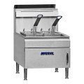 Imperial IFST-25 Deep Fryers, 15.5(w) inch, (2)Tub Fired Burner(s), (25)lb(s) Oil Capacity, (2)Basket(s), Countertop, 70k Total BTU/Hr, NSF Listed 