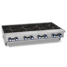 Imperial IHPA-10-60 Hot Plates, 60(w) inch, Countertop, (10)Burner(s) Countertop, Natural Gas, 320k Total BTU/Hr, NSF Listed