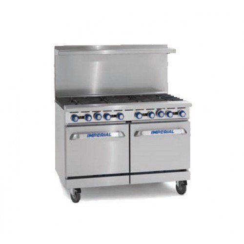 Imperial IR-4-G24-C-XB Pro Series Restaurant Ranges, 48(w) inch, (4)Open Burner(s), 24(w) inch Griddle, (1)Convection Oven(s), Natural Gas, 198k Total BTU/Hr, ETL Listed