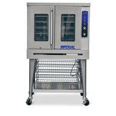 Imperial Pro Series PCVDG-1 Convection Ovens, Single Deck, Bakery Depth, Dual Oven 50/50 Doors, Top & Legs, Natural Gas, 80k Total BTU/Hr, 120v/50/60/1-ph, NSF Listed