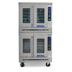 Imperial Pro Series PCVG-2 Convection Ovens, Double Deck, Standard Depth, Dual Open 50/50 Doors, Natural Gas, 140k Total BTU/Hr, 120v/50/60/1-ph, NSF Listed