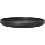 ITI Alloy™ AL-16-CS 9-7/8 inch Round Carbon Black Plate, Vitrified Stoneware, 12 each