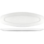 ITI Bristol™ BL-2100 21 inch Rectangular Fish Platter, Porcelain, Bright White, 12 each