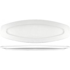 ITI Bristol™ BL-2100 21 inch Rectangular Fish Platter, Porcelain, Bright White, 12 each