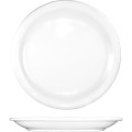 ITI Brighton™ BR-16 10-3/8 inch Narrow Rim Round Plate, European White, Porcelain, 24 each