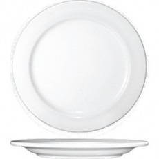 ITI Dover™ DO-21 12 inch Round Plate, Porcelain, European White, 12 each