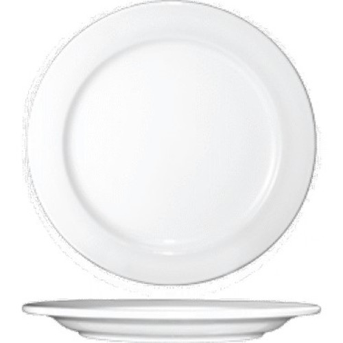ITI Dover™ DO-21 12 inch Round Plate, Porcelain, European White, 12 each