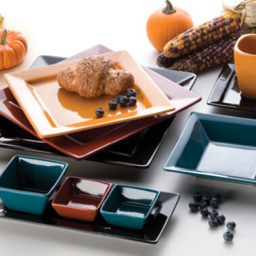 ITI Elite™ Harvest EL-17 BB 11 inch Platter, Blueberry, Vitrified Stoneware, 12 each