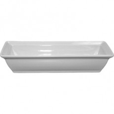 ITI Elite™ EL-83 8-1/8 inch 8oz Rectangular Serving Dish, Bright White, Porcelain, 12 each