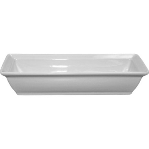 ITI Elite™ EL-83 8-1/8 inch 8oz Rectangular Serving Dish, Bright White, Porcelain, 12 each