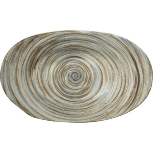 ITI Moroccan™  MR-44 10 inch Oval Vegetable/Serving Bowl, 20oz, Porcelain, Multicolor, 12 each