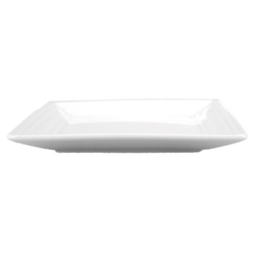 ITI Marzano™  MZ-99 9-3/4 inch Square Rim Plate, Porcelain, Bright White, 24 each
