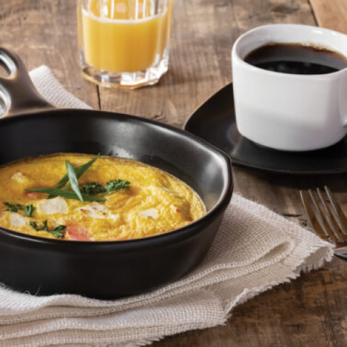 ITI Coal™ OSC-55-B 5 inch 8.5oz Soup Bowl Crock, Matt Black, Vitrified Stoneware, 12 each