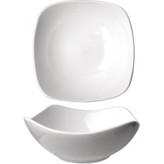 ITI Quad™ QP-15 8-1/2 inch 50oz Square Bowl, Porcelain, European White, 12 each