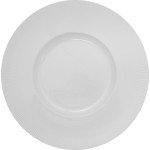 ITI Sunburst™ SB-210 12 inch Wide Rim Plate, Porcelain, Bright White, 6 each