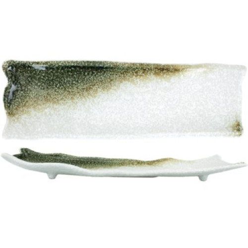 ITI Stonehaven™ ST-14 Rectangular Plate, Porcelain, 13-1/2(l) x 4-1/2(w) inch, 12 each