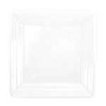 ITI Marzano™  MZ-99 9-3/4 inch Square Rim Plate, Porcelain, Bright White, 24 each