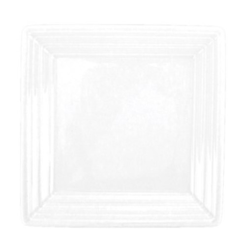 ITI Marzano™  MZ-99 9-3/4 inch Square Rim Plate, Porcelain, Bright White, 24 each