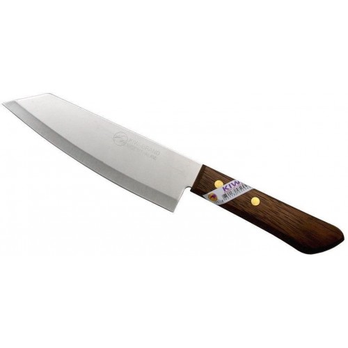 Kiwi K171 7 inch Stainless Steel Blade Chefs Knife with Wood Handle, 2 each