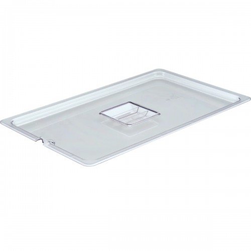 Libertyware 2000S Full Size Flat Notched Polycarbonate Food Pan Cover, NSF Listed